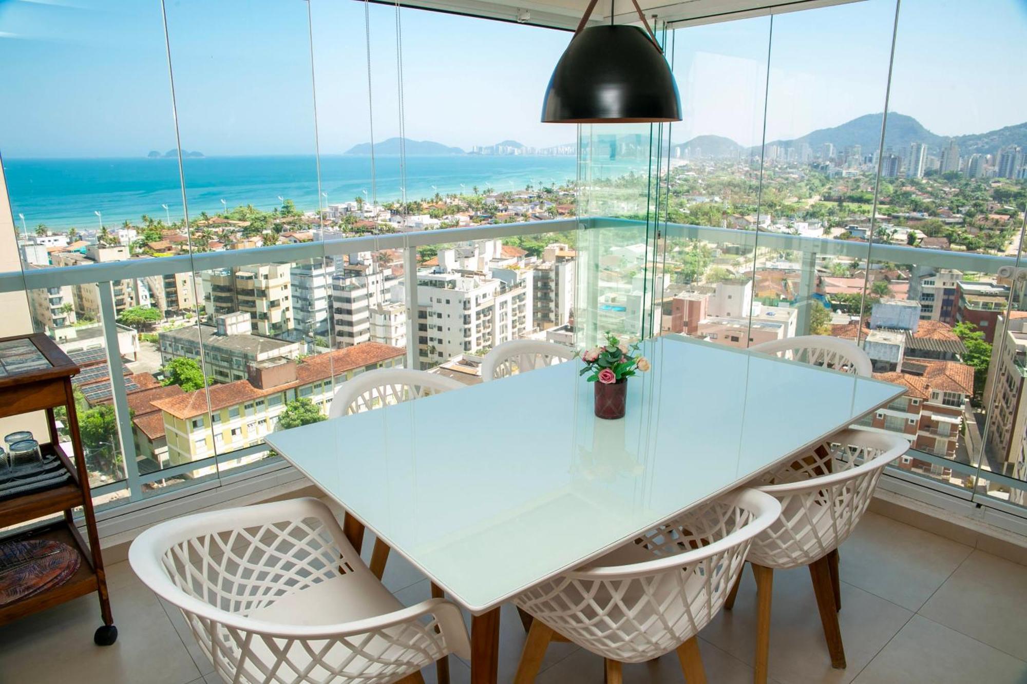 Apartamento Sol Dourado Vista Mar Guaruja Enseada Eksteriør bilde